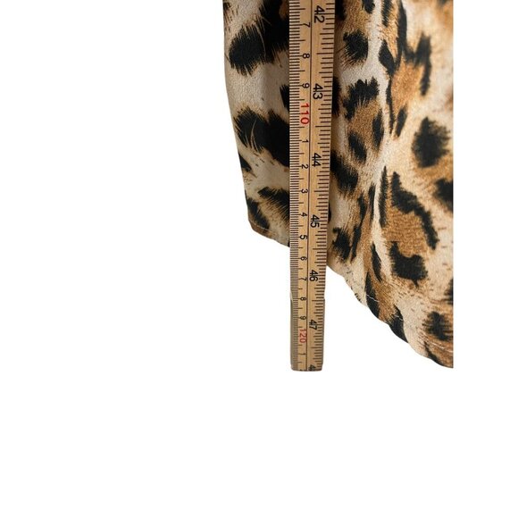 Urban Outfitters Leopard apron midi dress size M - Picture 6 of 8